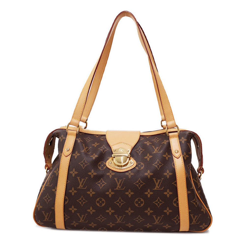 Louis Vuitton Monogram Stresa PM Shoulder Bag Brown